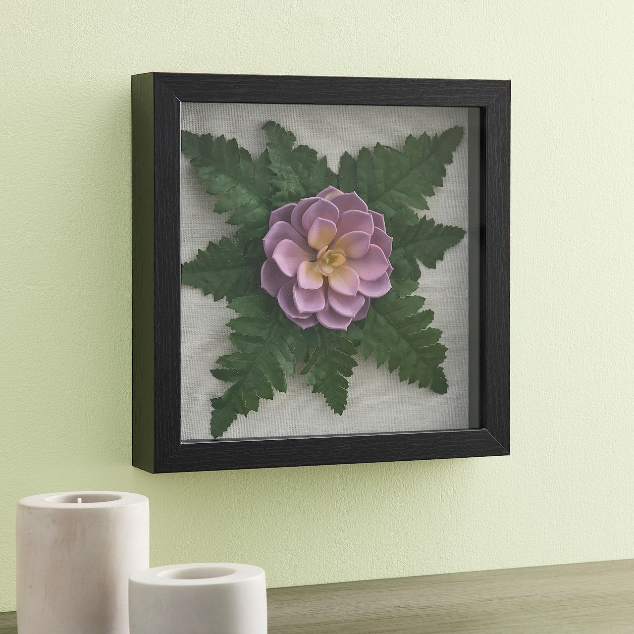 Black Belmont Shadow Box By Studio Décor® -- 9" x 9" Shadow Box