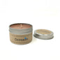 Caveman Travel Tin Candle