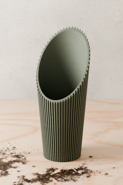 Cylindrical Soil Scoop