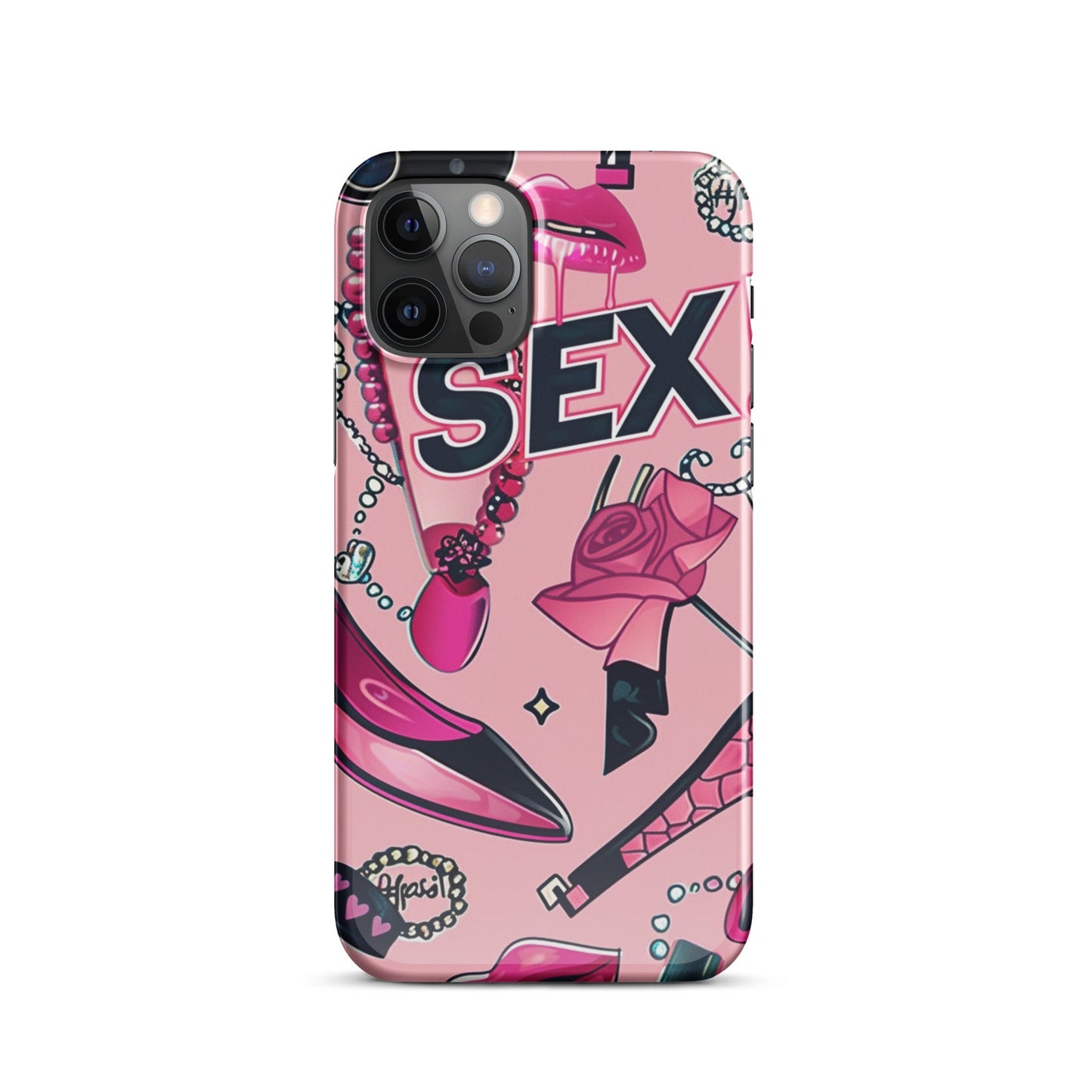 Pink Love Phone case for iPhone