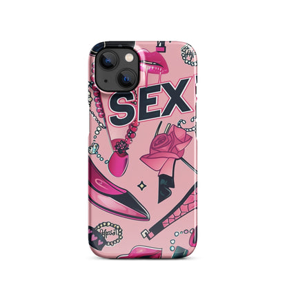 Pink Love Phone case for iPhone
