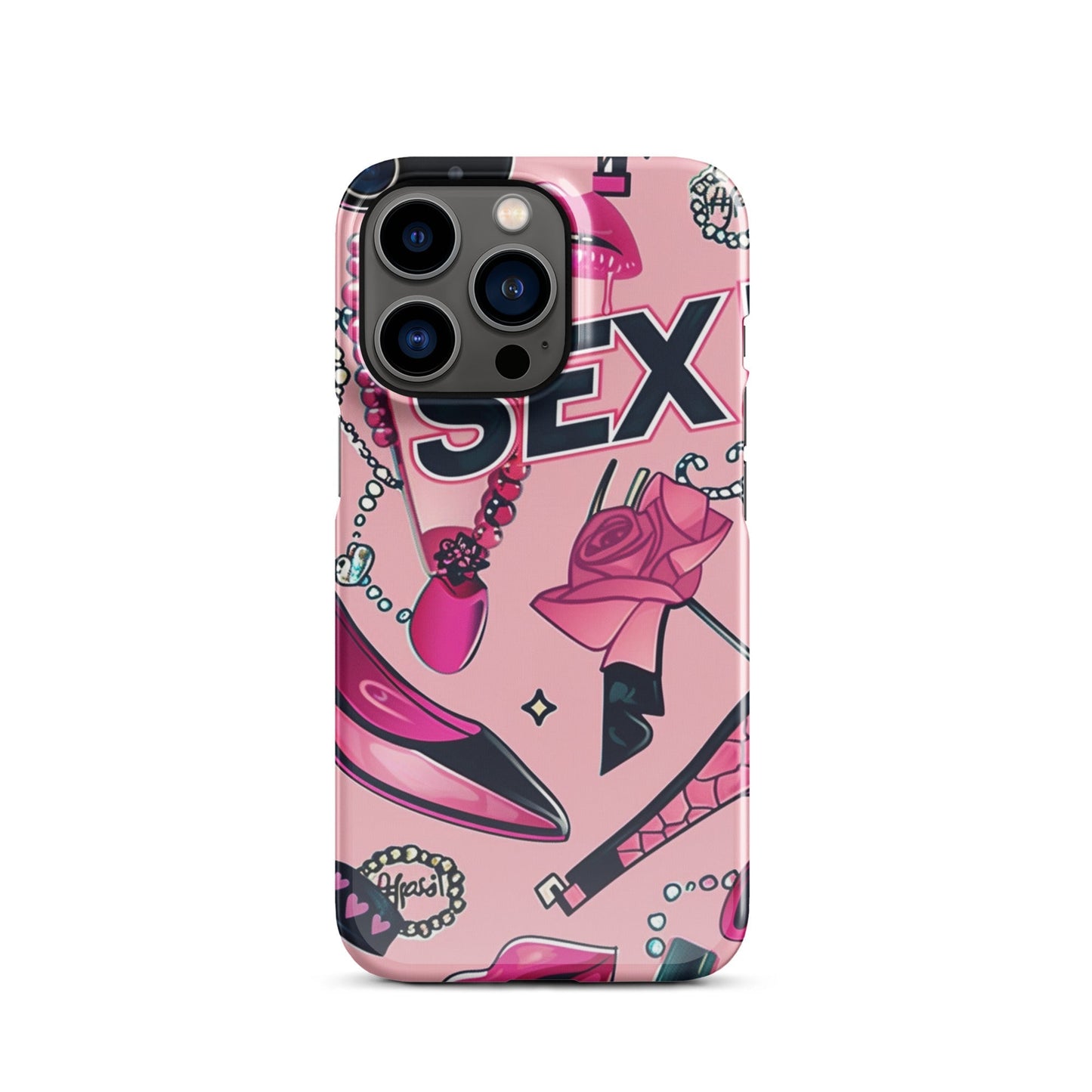 Pink Love Phone case for iPhone