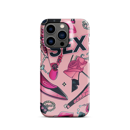 Pink Love Phone case for iPhone