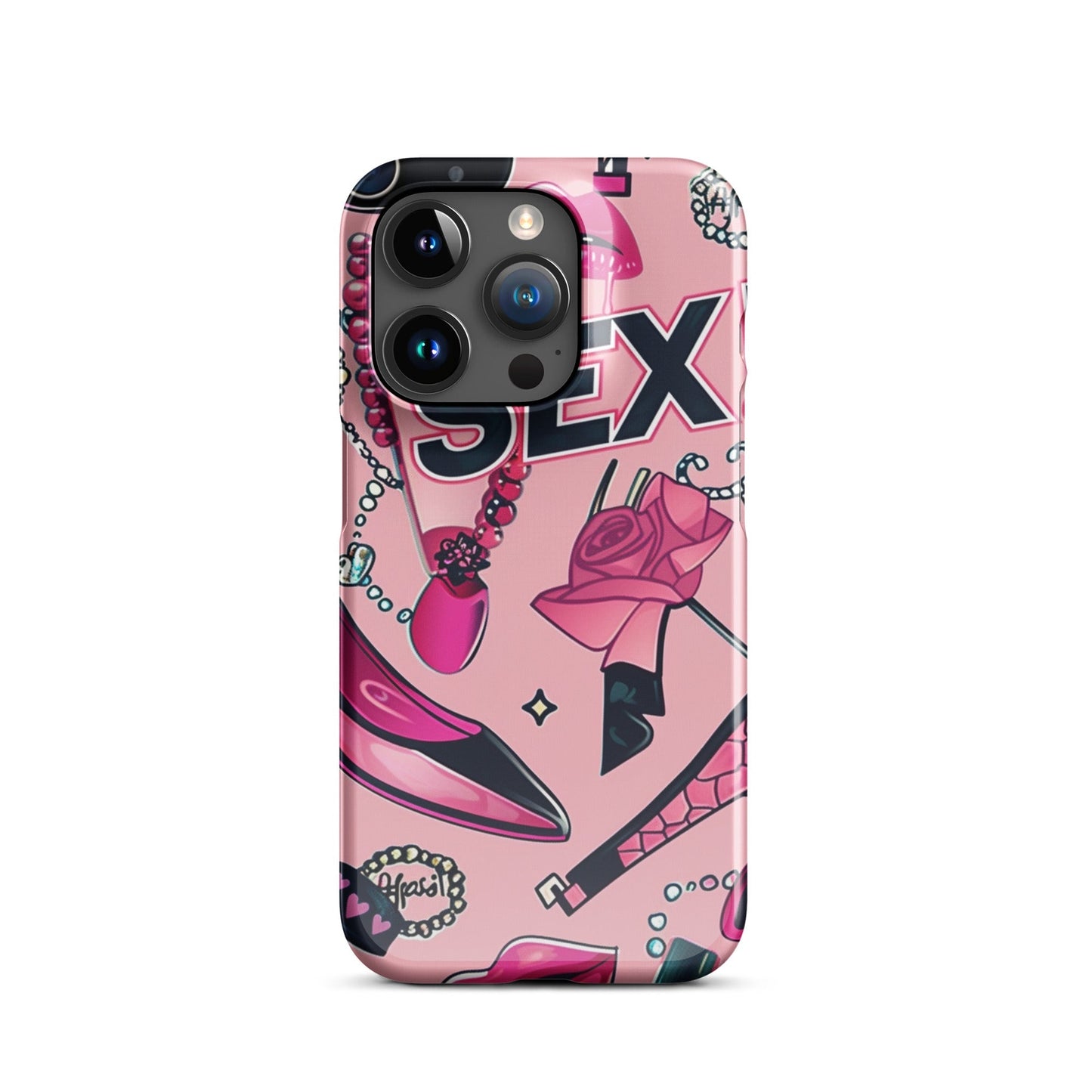 Pink Love Phone case for iPhone