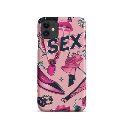 Pink Love Phone case for iPhone