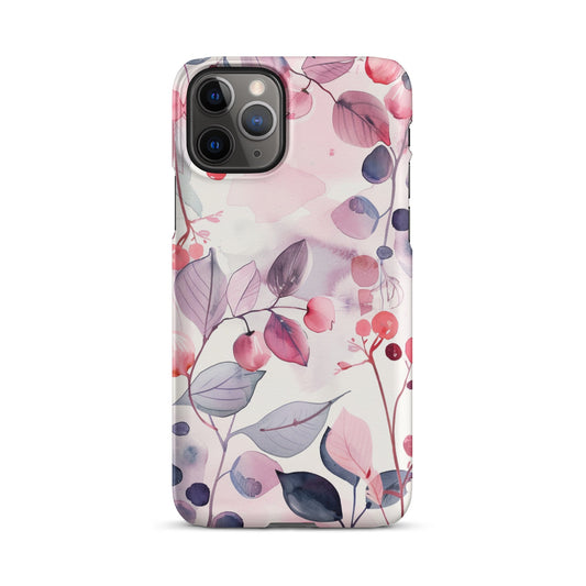 Pink Floral Phone case for iPhone
