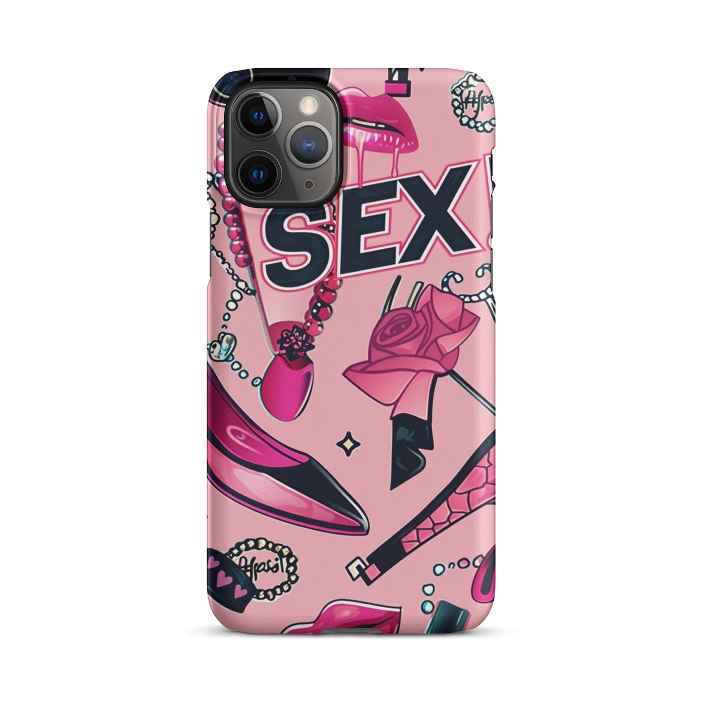 Pink Love Phone case for iPhone