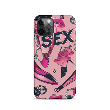 Pink Love Phone case for iPhone