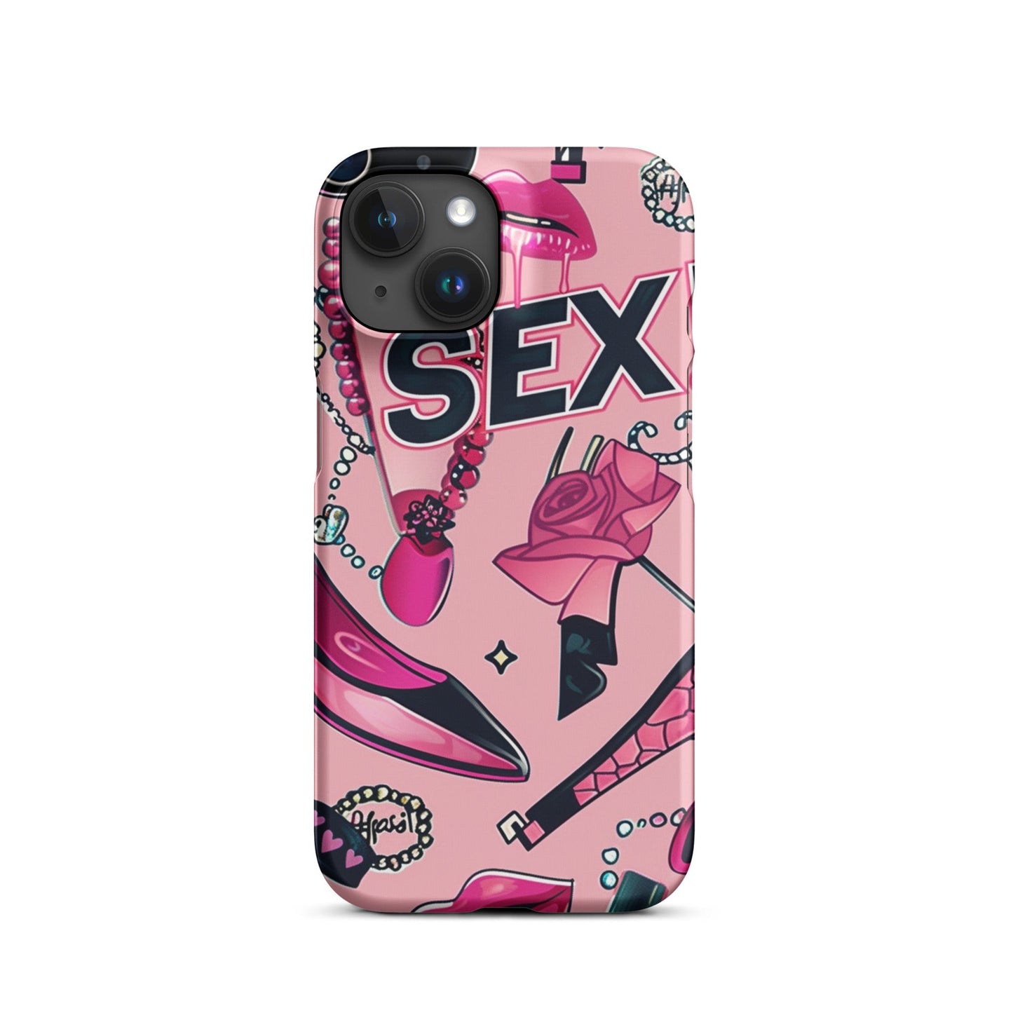 Pink Love Phone case for iPhone