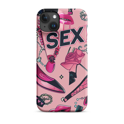 Pink Love Phone case for iPhone